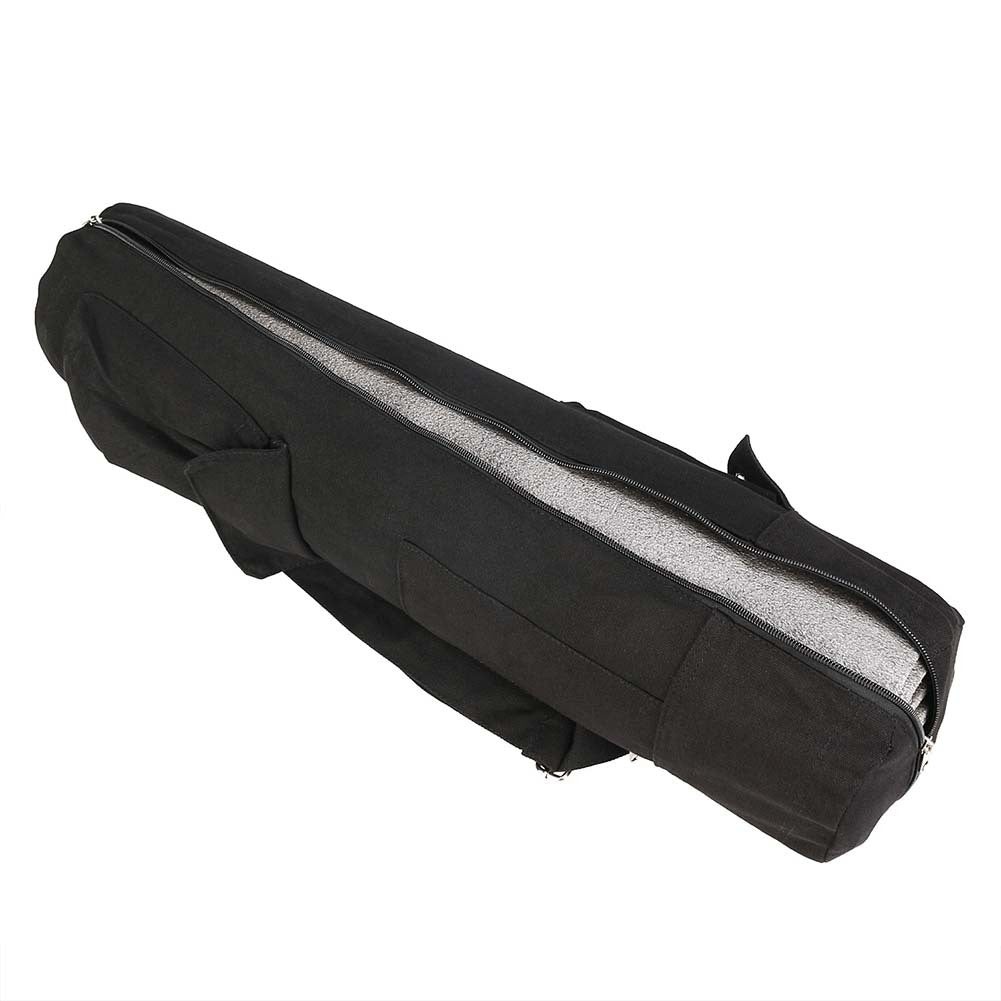 New Portable Gym Blackyoga Backpack Yoga Mat Waterproof Backpack Yoga Bag Nylon Fitness Exercise Yoga Mat Zipper Storage Bag